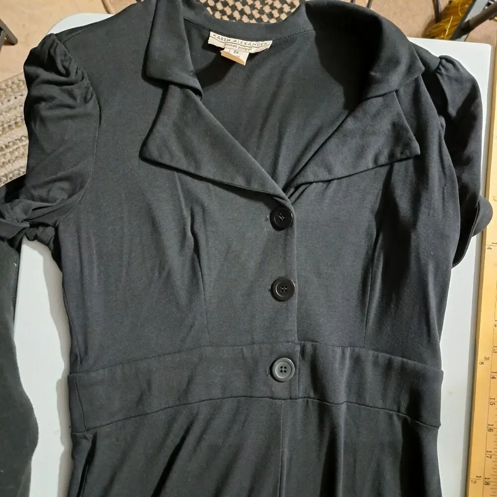 Karen Alexander Boston Proper Dress Women's Size s Deep V Neck T Shirt - Picture 5 of 6